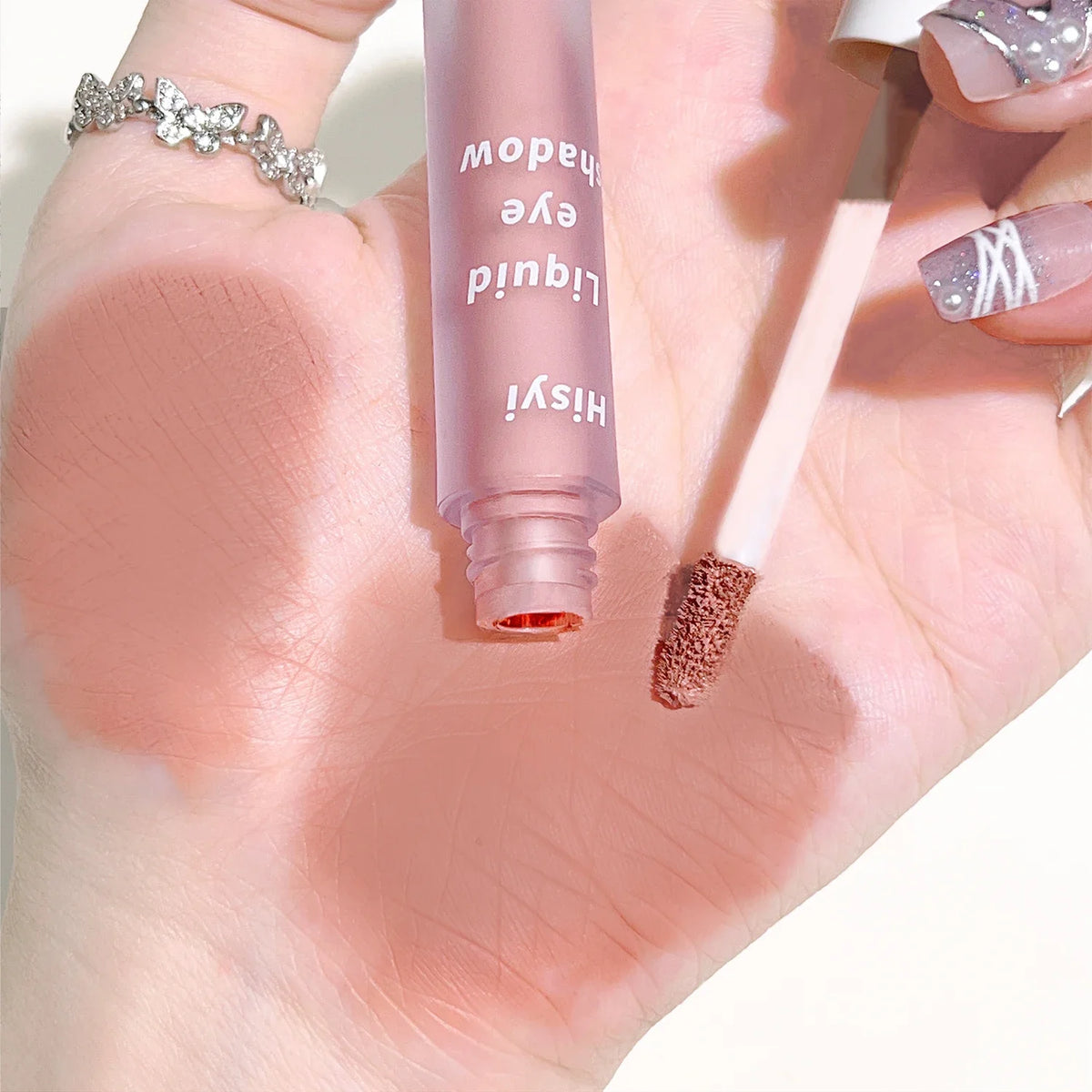soft matte liquid eyeshadow waterproof brightening natural repair monochrome eyeshadow
