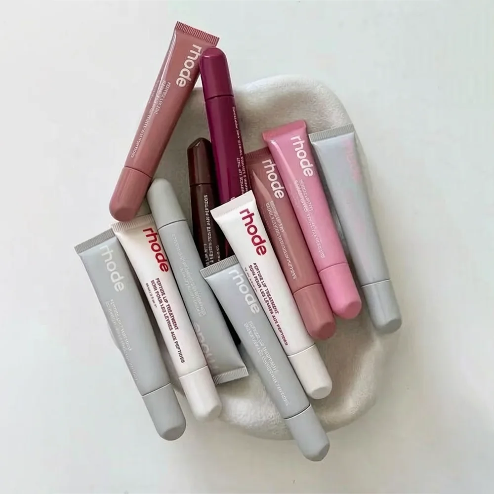 Popular RHODE Mulit Color Ribbon PBJ Lemontini Lip Gloss Non-Fading Waterproof Blusher Moisturizing Shimmer Makeup Lip Stick