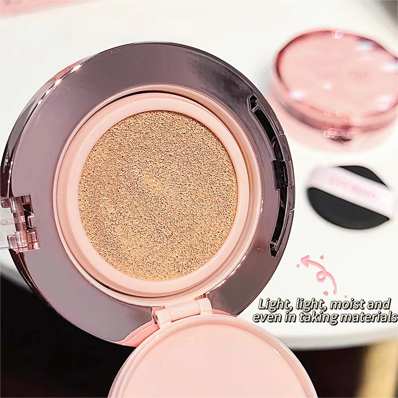 Korean Hydrating Air Cushion BB Cream Concealer Light Natural Foundation Moisturizing Lasting No Stuck Waterproof and Sweatproof