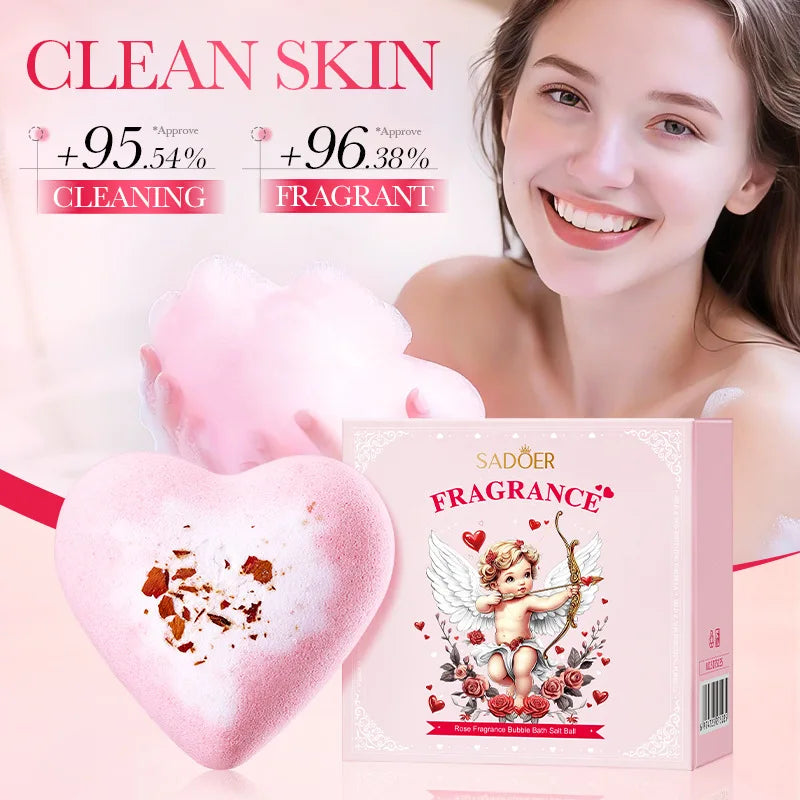 Rose Essential Oil Nourishes Handmade Soap, Deeply Cleanses The Skin,Leaves It Refreshed. It Contains A Built-In Lathering Net
