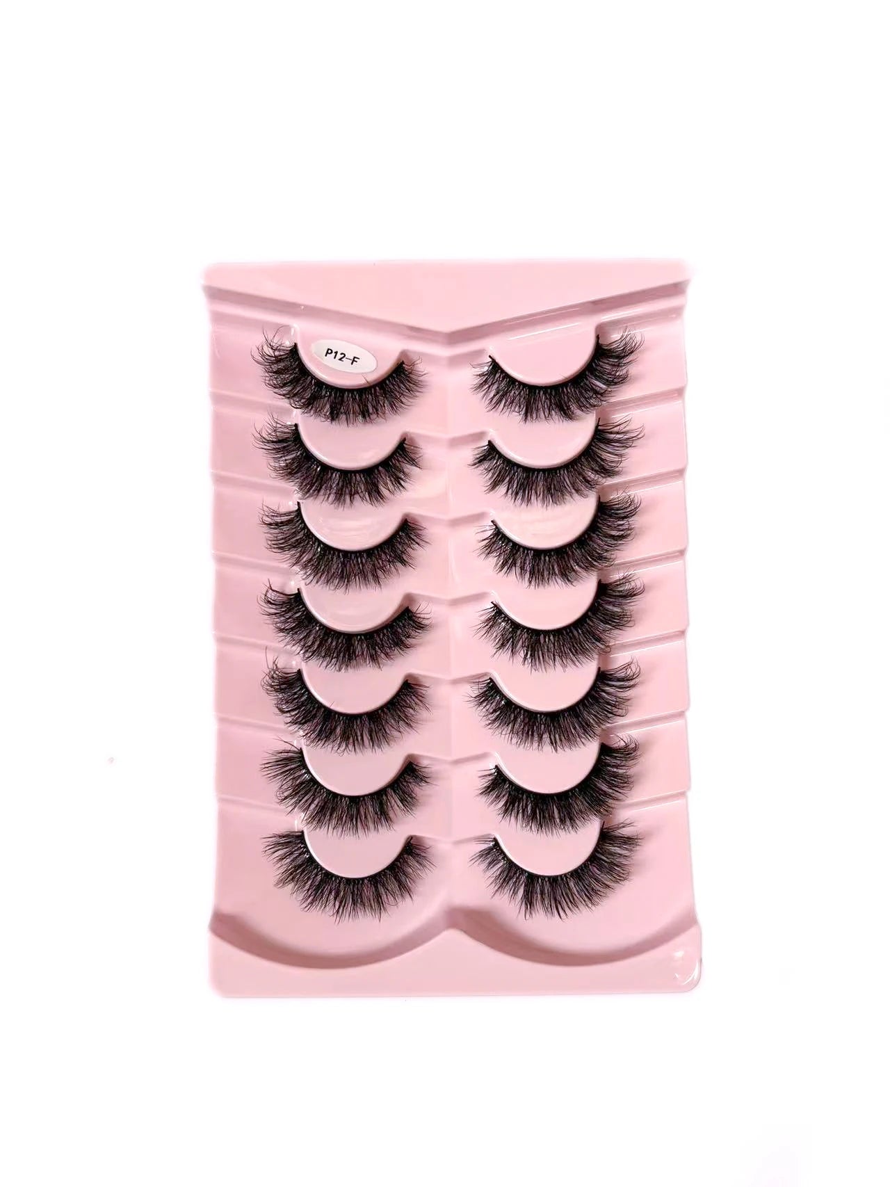Dropshipping 7/10 Pairs Eyelashes Natural Long 3D Lashes Fluffy Volume  False Eyelashes Cruelty Free Wispy Lashes Makeup Cilios