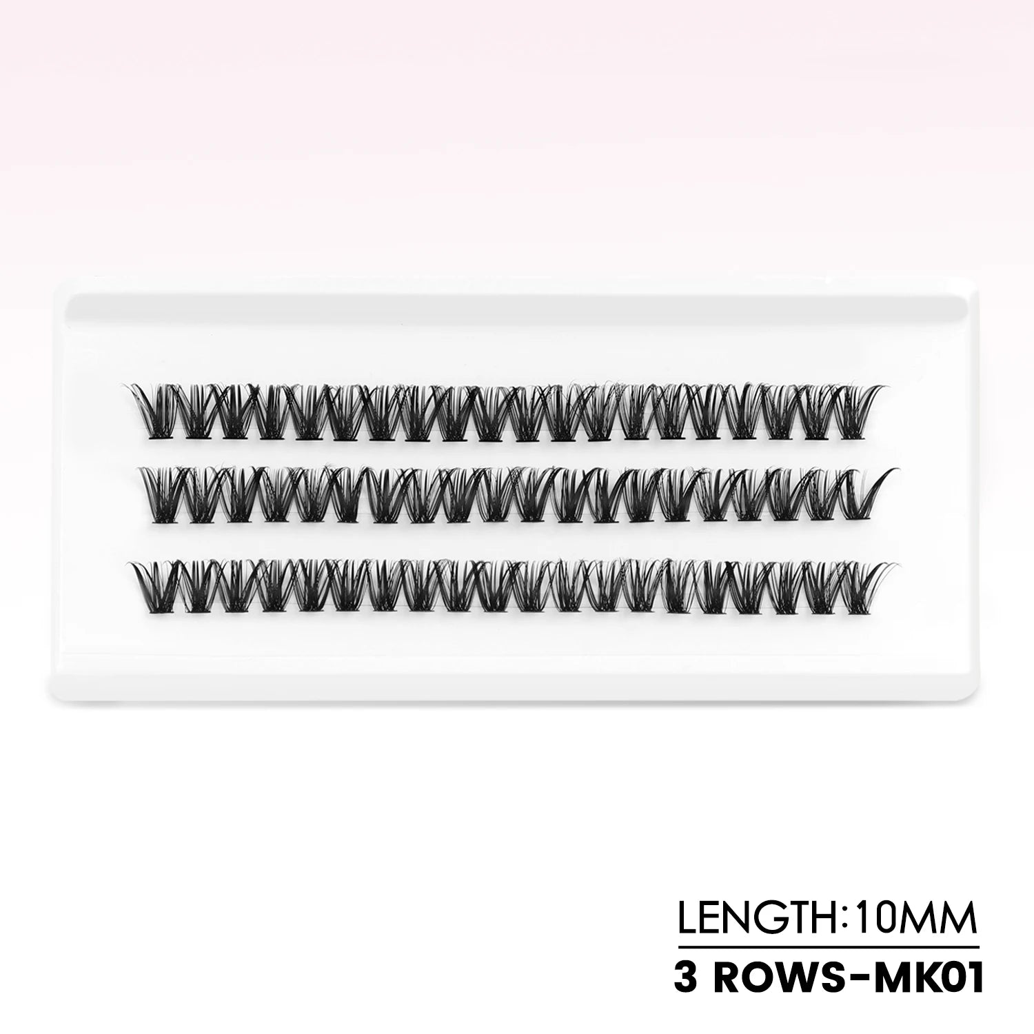 WOSHEER Self Adhesive Lash Clusters Pre Glued Eyelash Clusters No Glue Needed Lashes Wispy Eyelash Extensions Individual Lashes