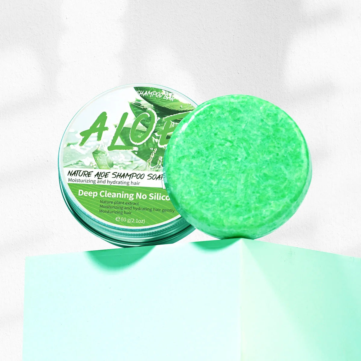 Organic Aloe Shampoo Bar Organic Solid Soap Hair Care Anti-Hair Loss Repair Honey Glycerin Soap Base Charcoal Soap