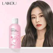 LAIKOU Japan Sakura Shampoo or Hair Conditioner Complex Oil Hair Care Repair Damaged Hair Repair Serum Oil Anti Hairs Loss