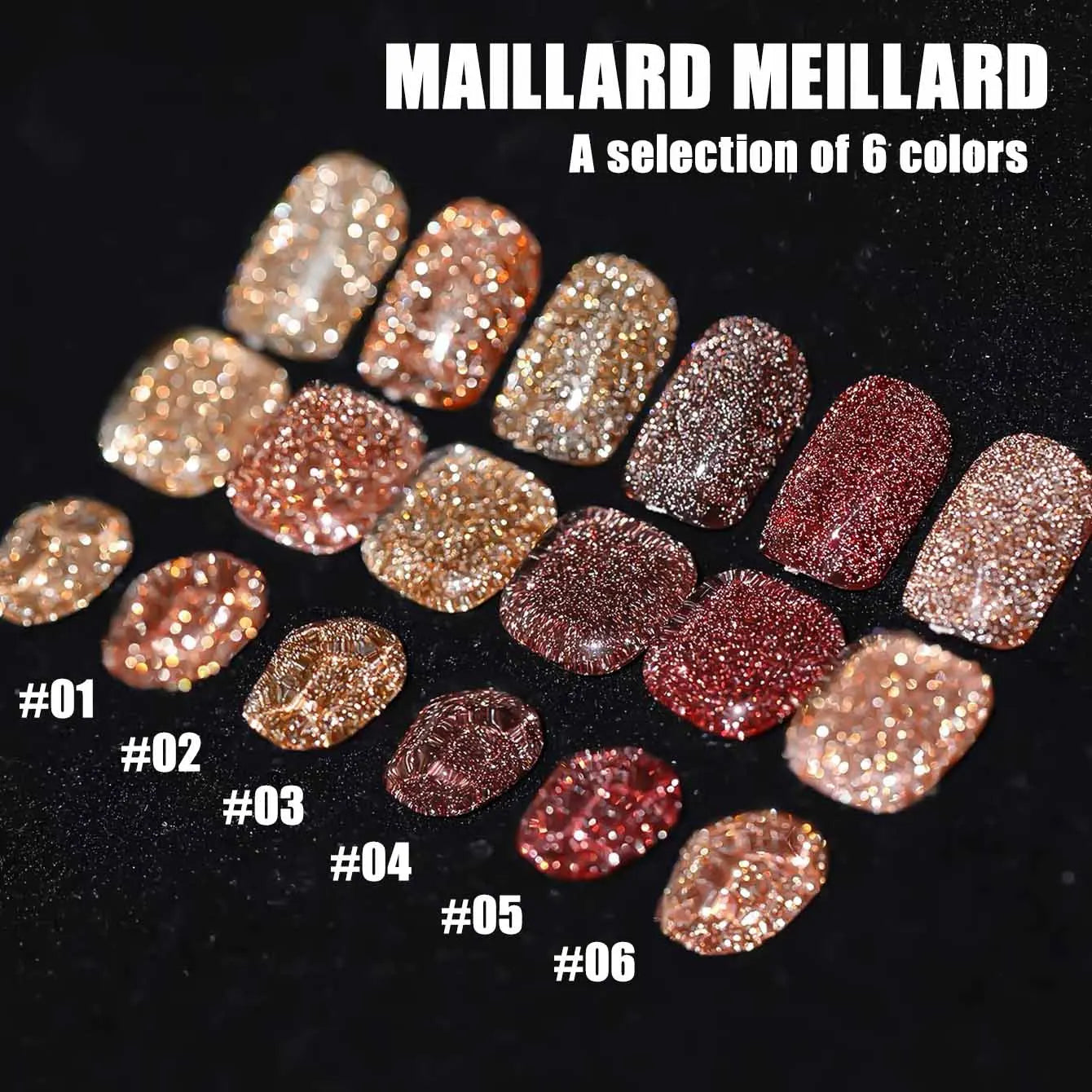 MIANEL 12ML Rock Sugar Crushed Diamond Gel Nail Polish Pink Glitter Nail Polish Top Selling Pink Nails Summer Nails 1-12pcs