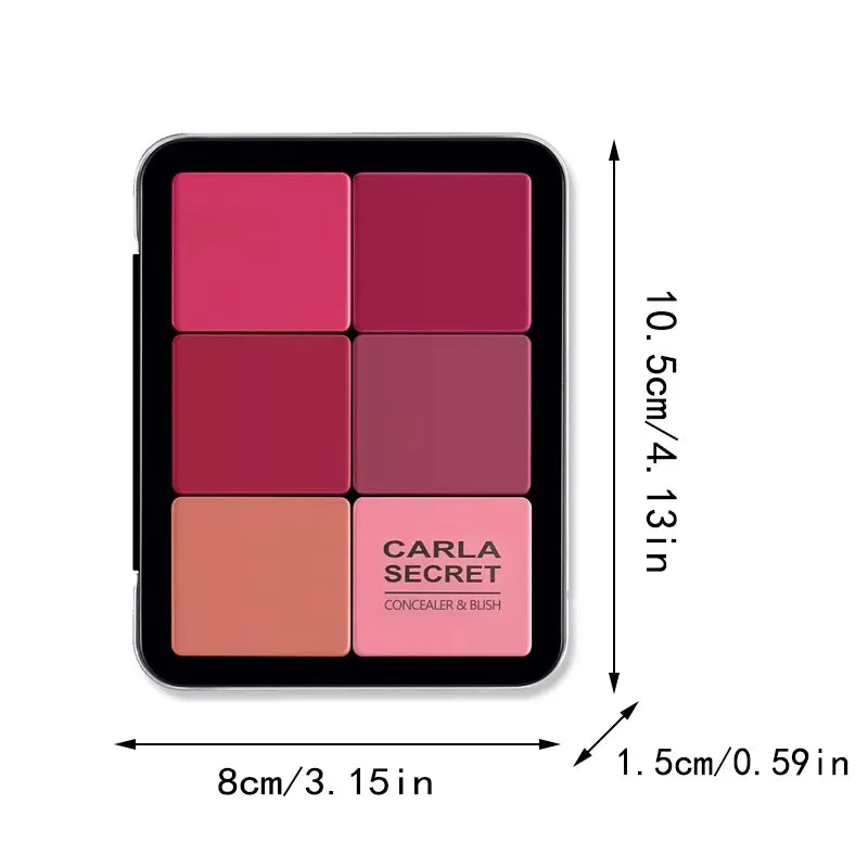 12 Color Concealer Palette Full Coverage Matte Face Concealer Kit for Dark Circles, Blemishes & Contouring