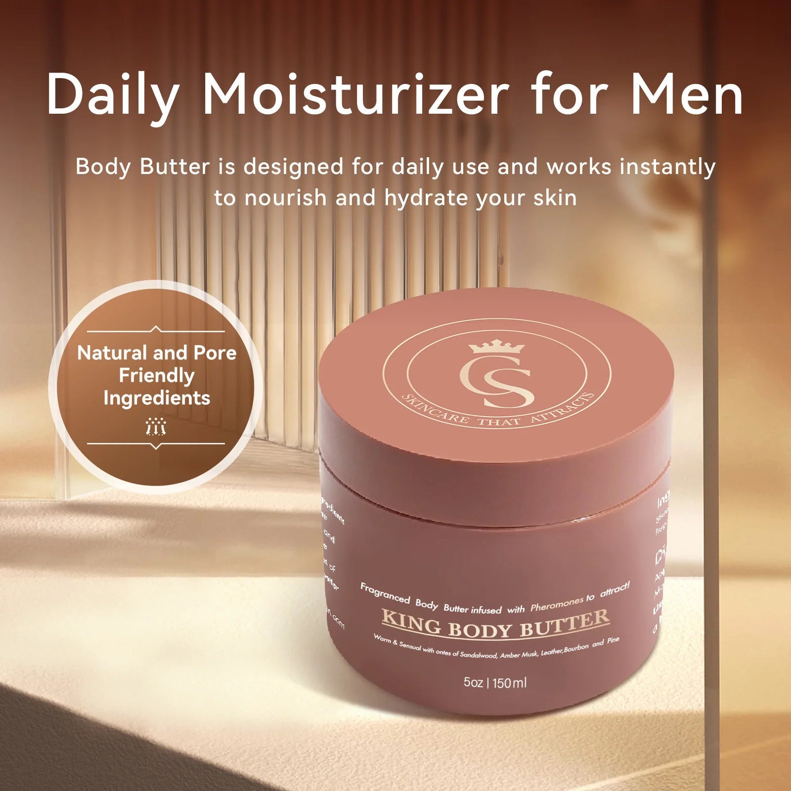 2025 New Hot selling King Cologne Body Butter Moisturizing Cream