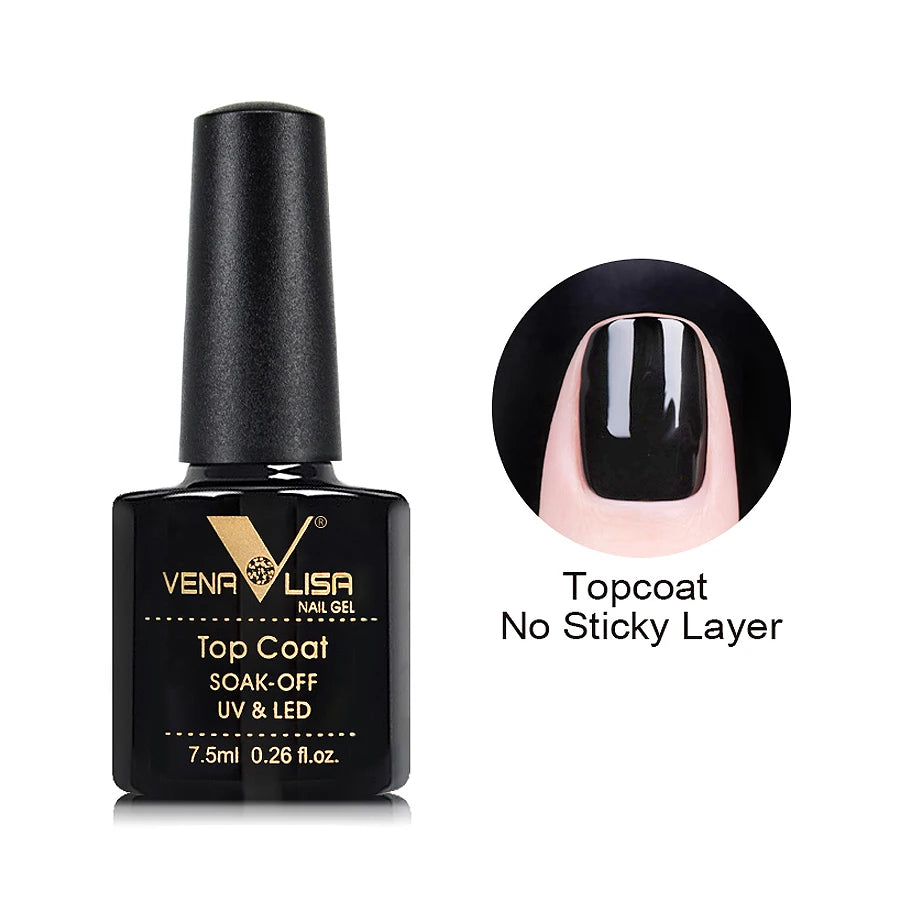 Venalisa 7.5ml Fashion Shiny Soak Off UV Gel Nail Gel Polish Cosmetics Nail Art Manicure Nails Gel Polish Tips Nail Varnish