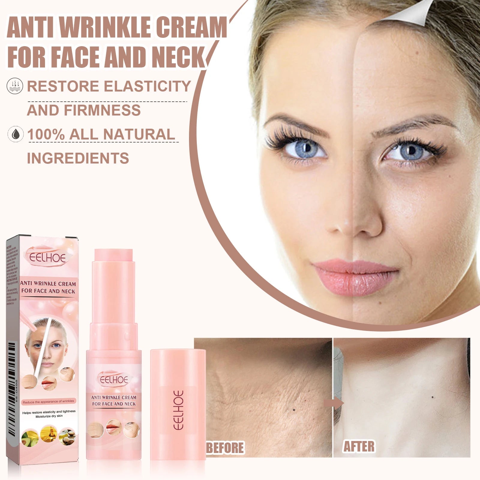 Collagen Multi Balm Stick Wrinkle Removal Multi Bounce Moisturizing Anti-aging Cream Balm Brighten Cosmetics Multi Balm
