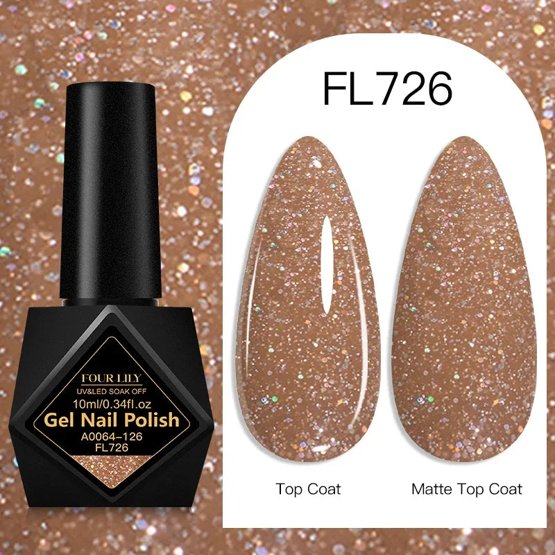 10ml Gel Nail Polish 162 Colors Nail Supplies Vernis Semi Permanent Nail Art Manicure Soak Off LED UV Gel Nail Varnishes Summer