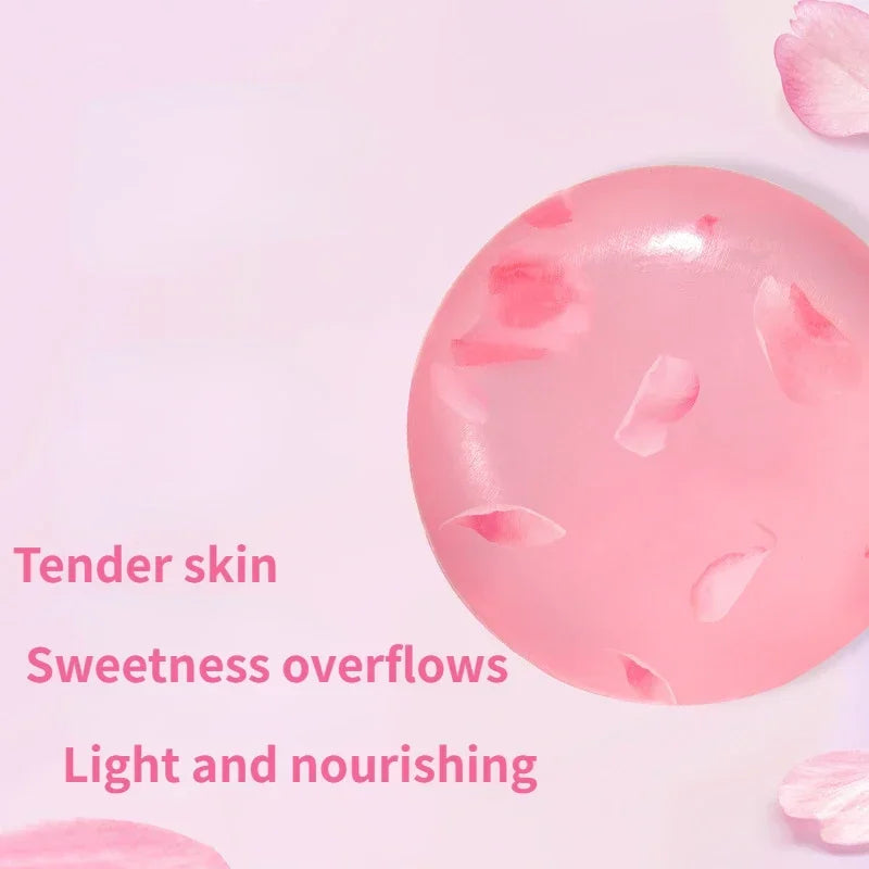 Niacinamide Cherry Blossom Fragrance Soap with Essential Oil Acne Removing Hand Cleansing Soap Oil Control Refreshing Hand Soap