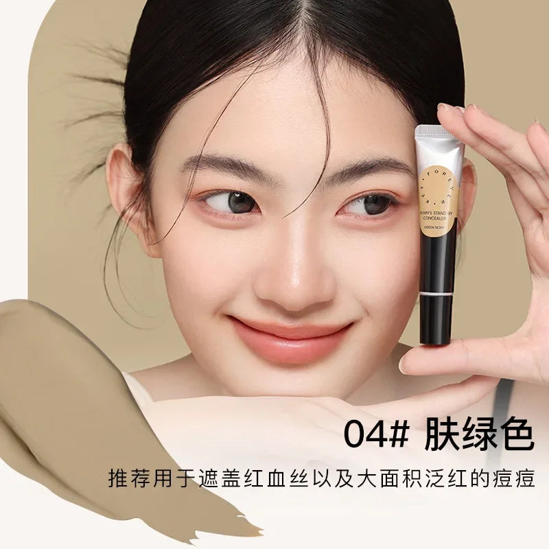 Foreverkey Concealer Cream Liquid Foundation For Dark Eye Circles Pimple Mark Waterproof Longlasting Smooth Makeup 10g
