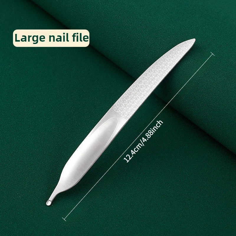 Steel File Nail Art Professional Nail File Metal Nail File Double Sided High Quality Nail File Manicure Pedicure Beauty Tools