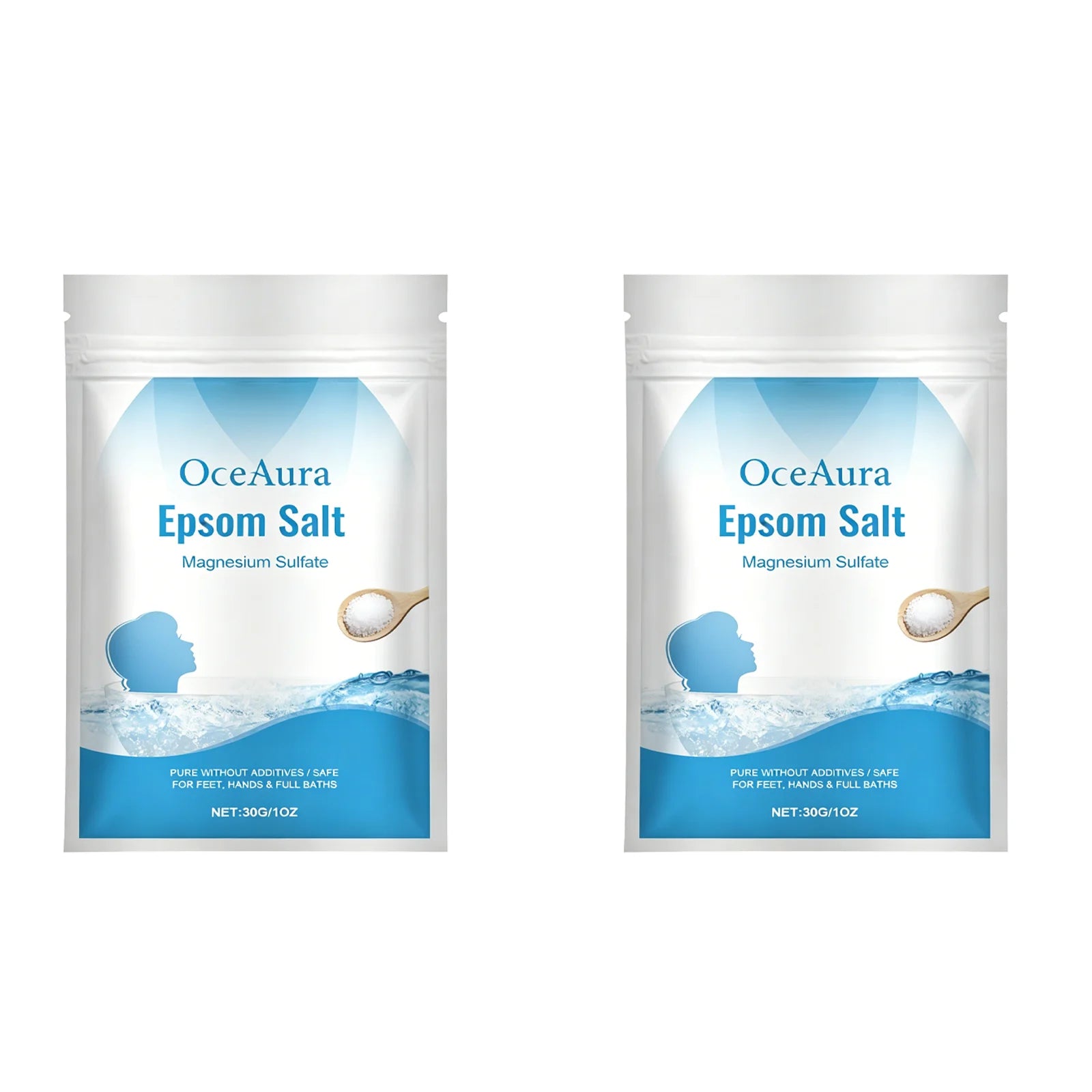 Pure Epsom Salt Magnesium Sulfate for Foot Hand Full Body Bath Soothing Relaxing Moisturizing Bath Salt Skincare