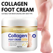 Collagen Foot Cream Herbal Anti Crack Foot Cream Heel Cracking Repair Products Exfoliation Dead Skin Removal Softening Moisturiz