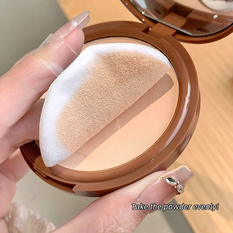 Gege Bear Light Face Large Volume Setting Powder Cute Matte Matte Setting Makeup Long-lasting Lightweight Setting Powder