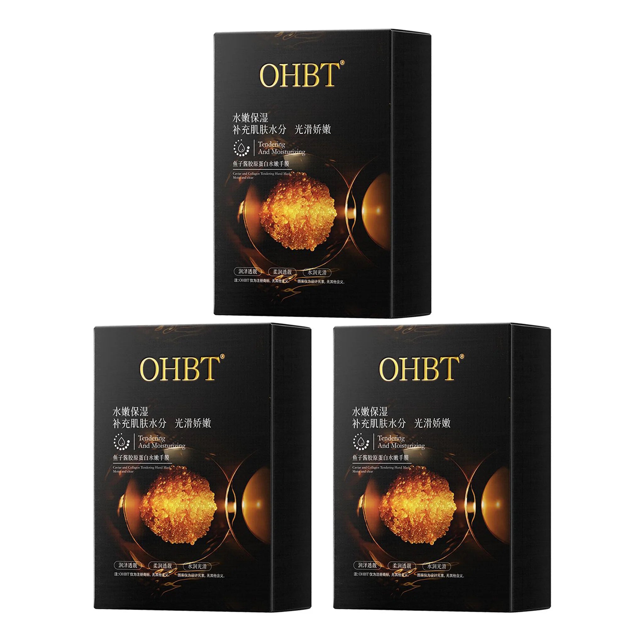 OHBT Collagen Hand Mask: Moisturizing, Hydrating, Reducing Hand Wrinkles, Nourishing, Anti-Drying, Whitening and Lightening Skin
