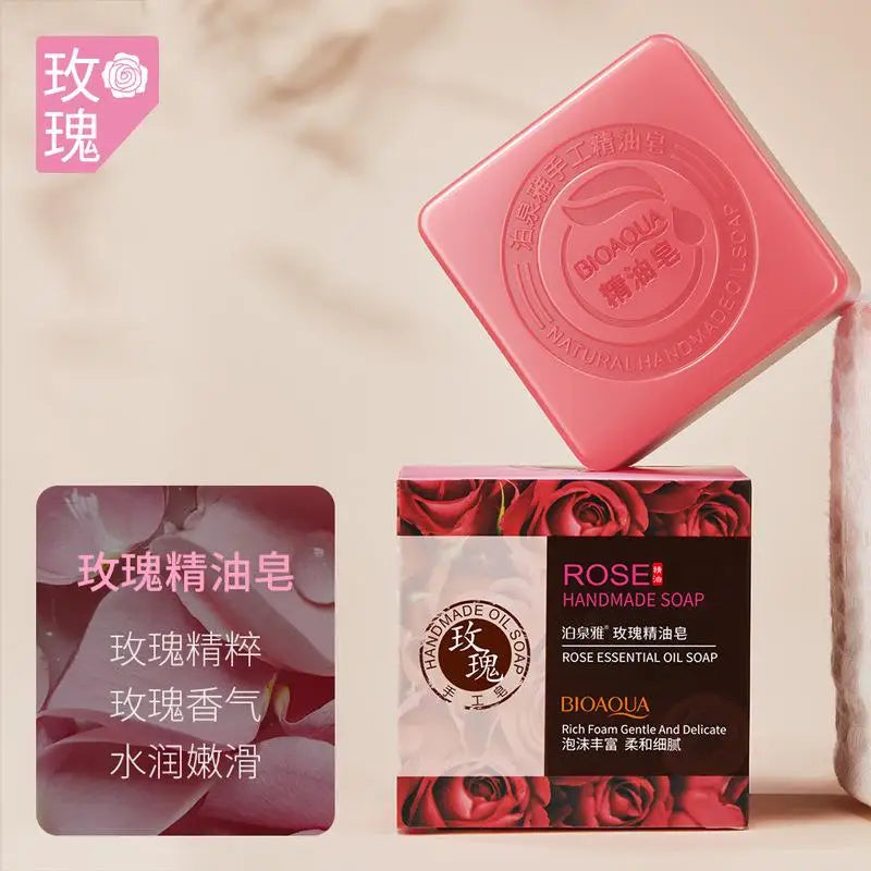 Bamboo Charcoal Handmade Soap Skin Moisturizing Deep Cleansing Oil Control Blackhead Remover Face Wash Hair Bath Skin Care 100g