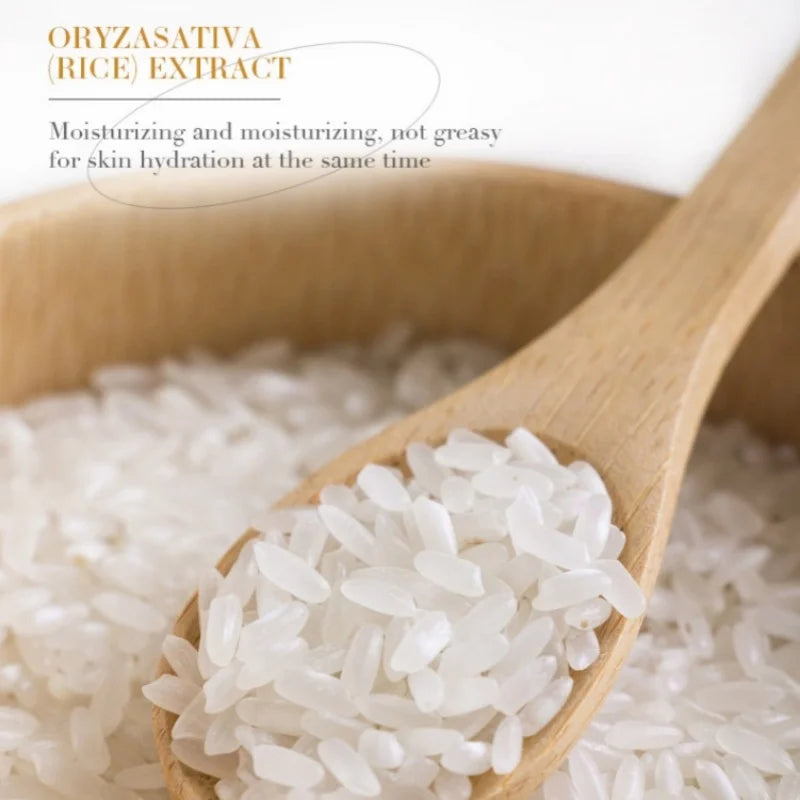 Rice Hand Cream, Containing Rice Extract, Moisturizes and Nourishes Without Making the Skin Greasy, Deeply Nourishes, Has a Delicate Texture, Hand Care, Seasonal Maintenance, Portable Packaging, Easy to Carry