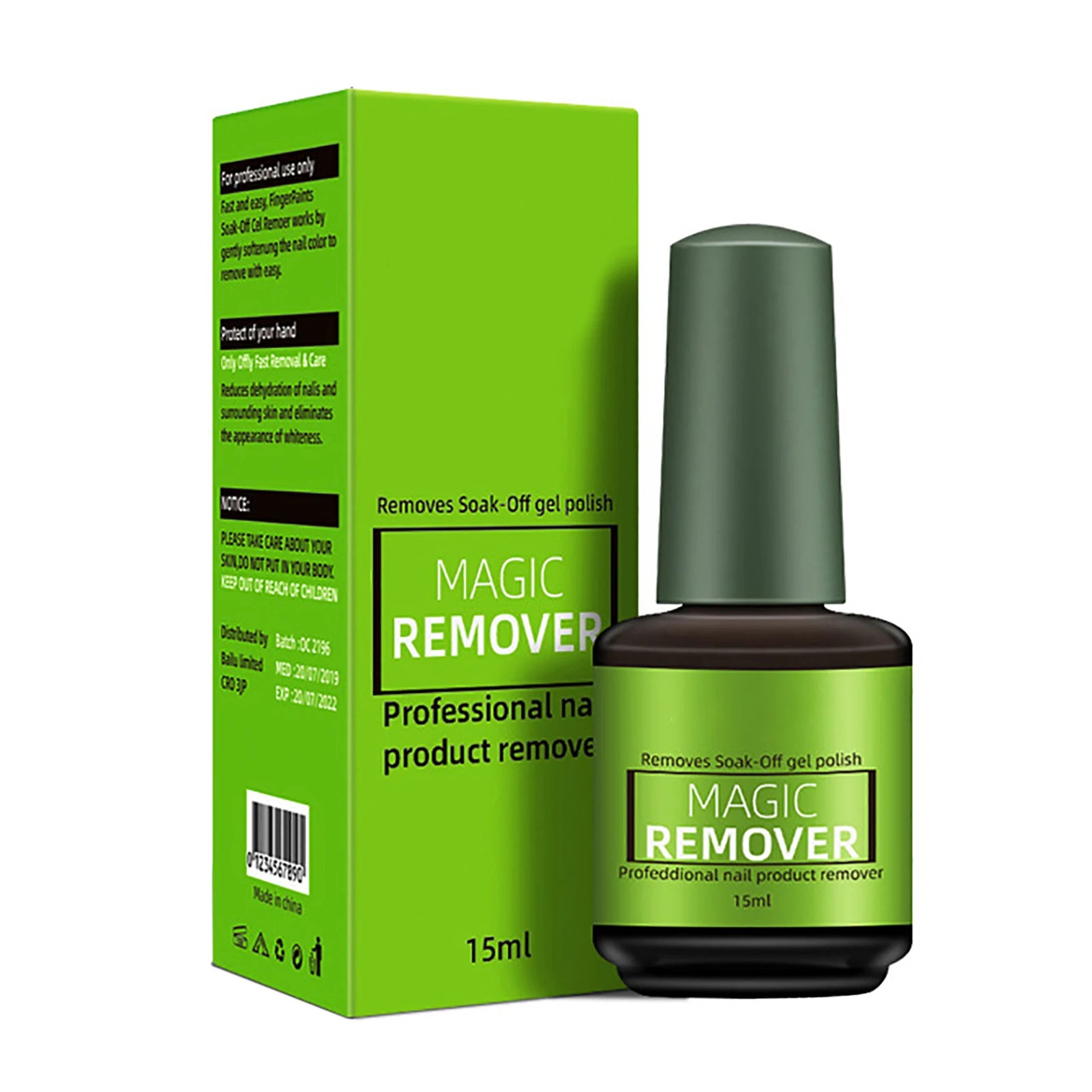 1Pcs 15ml Nail Gel Magic Remover Gel Soak Off Remover Nail Polish Delete Primer Acrylic Clean Degreaser Lacquer