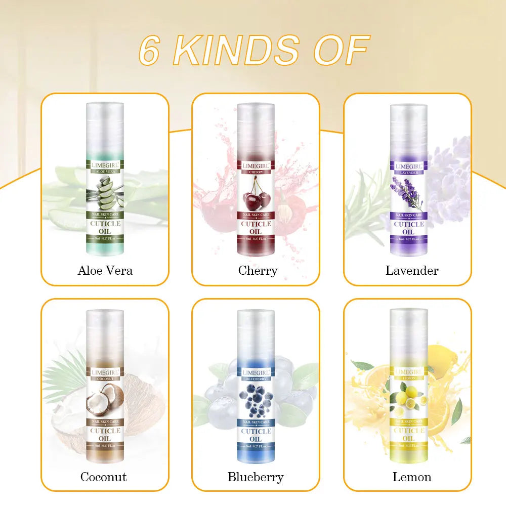 LIMEGIRL Nail Nourishment Oil Universal Plant Nutrition Soften Oil Cuticle Revitalizer Nourish For Nails Treatment Manicure Care