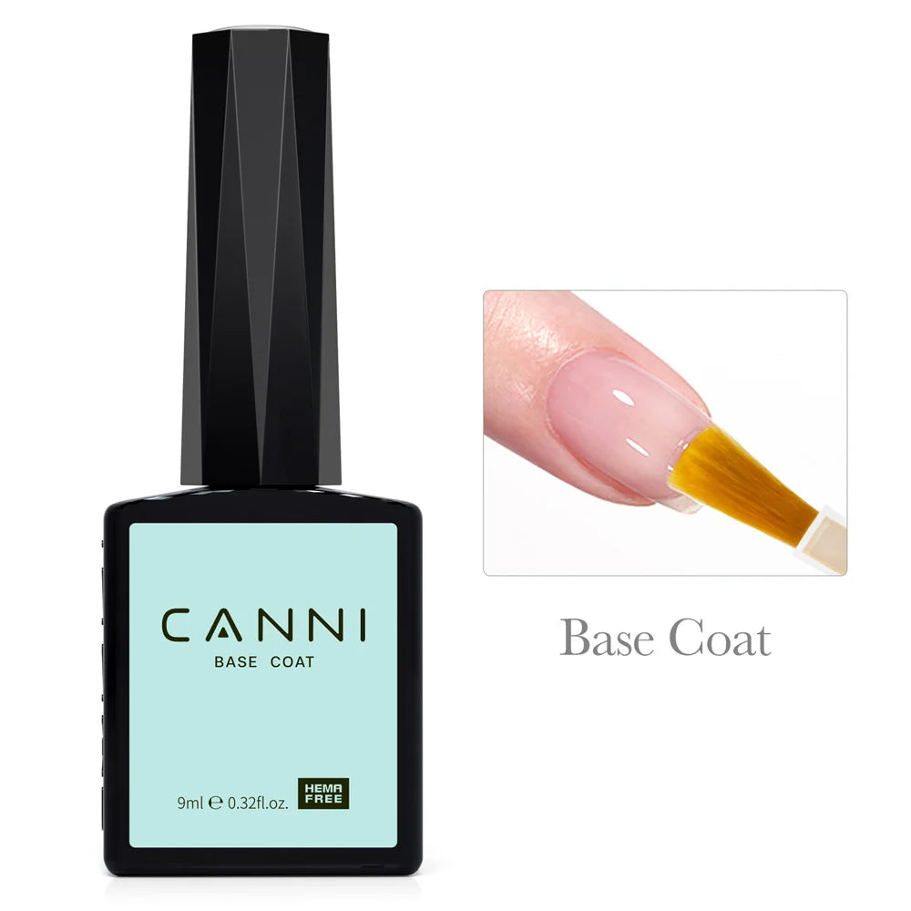 Canni Nail Gel Polish Jelly Nude Color HEMA FREE TPO FREE 9ml Transparent Semi Permanent Natural Nude French Nail Gel Lacquer
