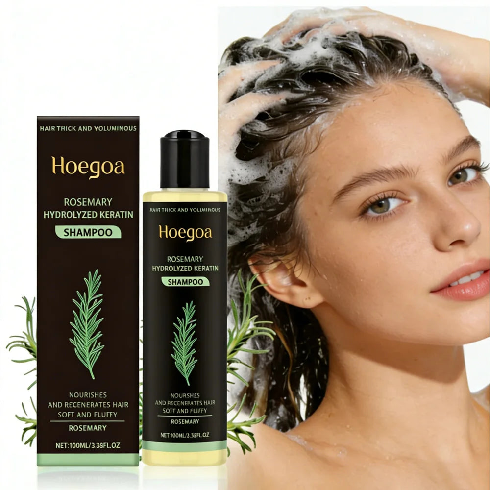 Natural Rosemary Hair Shampoo Reduce Hair Loss Clean Dandruff Nourish Moisturize Scalp Improve Hair Quality Hair Care Product