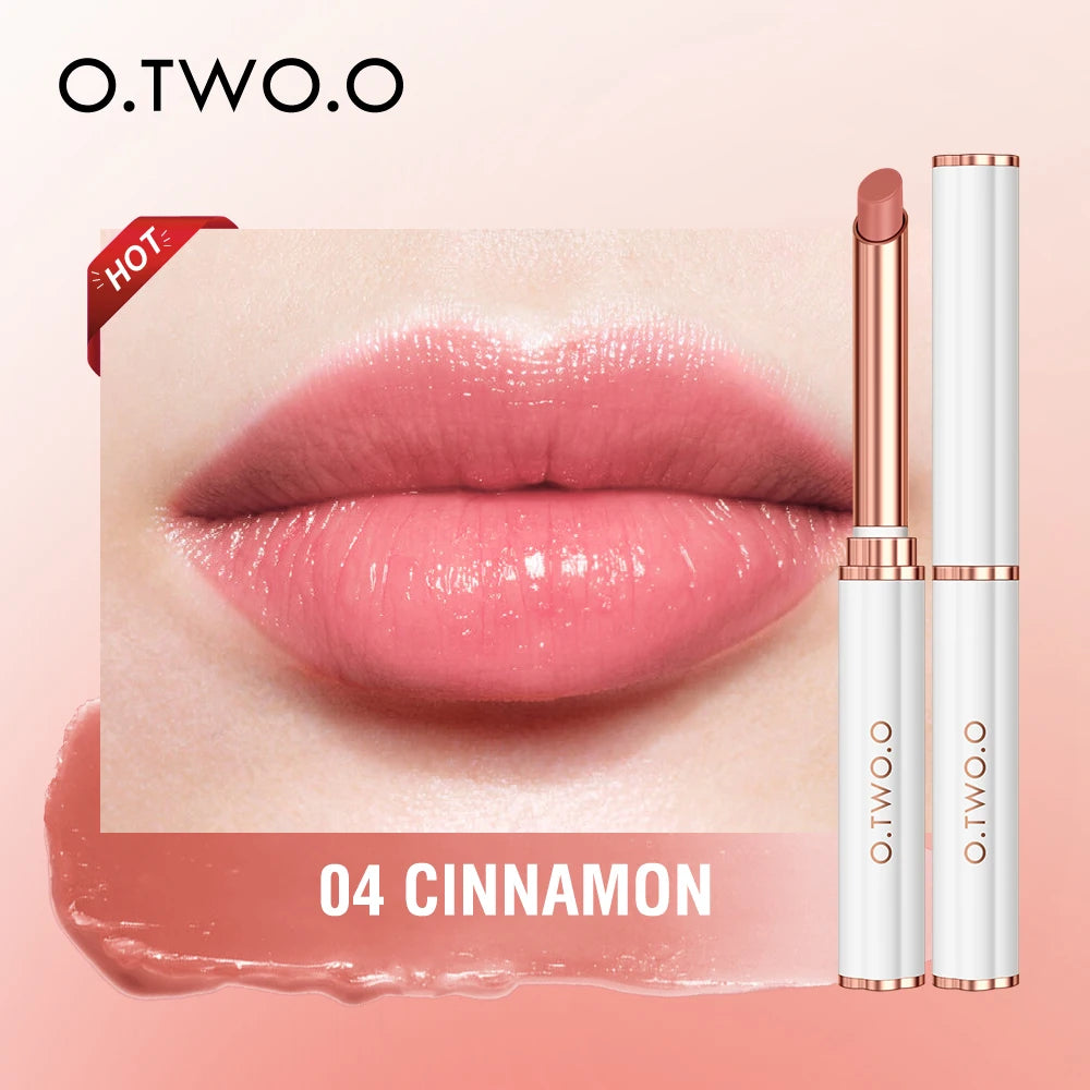 O.TWO.O Moisturizing Lip Balm Color Changing Batom Natural Beeswax Lipstick Nutritious Lip Care For Daily