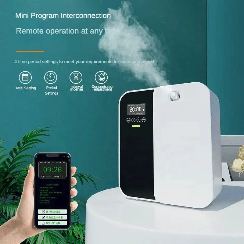 NAMSTE 1000m³ Scent Diffuser Machine Wall Mounted Fragrance Diffuser 500ML Essential Oils Diffuser Electric Home Air Freshener