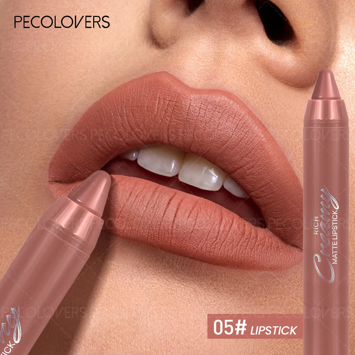 Colors Matte Lip Liner and Lipstick, Easy To Accurately Apply, Waterproof Long-lasting Non-sticky, Perfect Festival Gifts