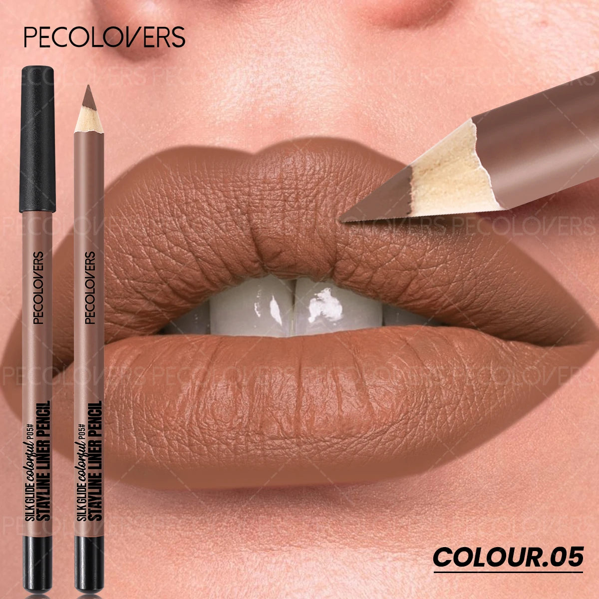 1PC Matte Lipliner, Second Back Lip Contour, Plump and Charming Lips, Non Drying, Waterproof, Lip Cosmetics,