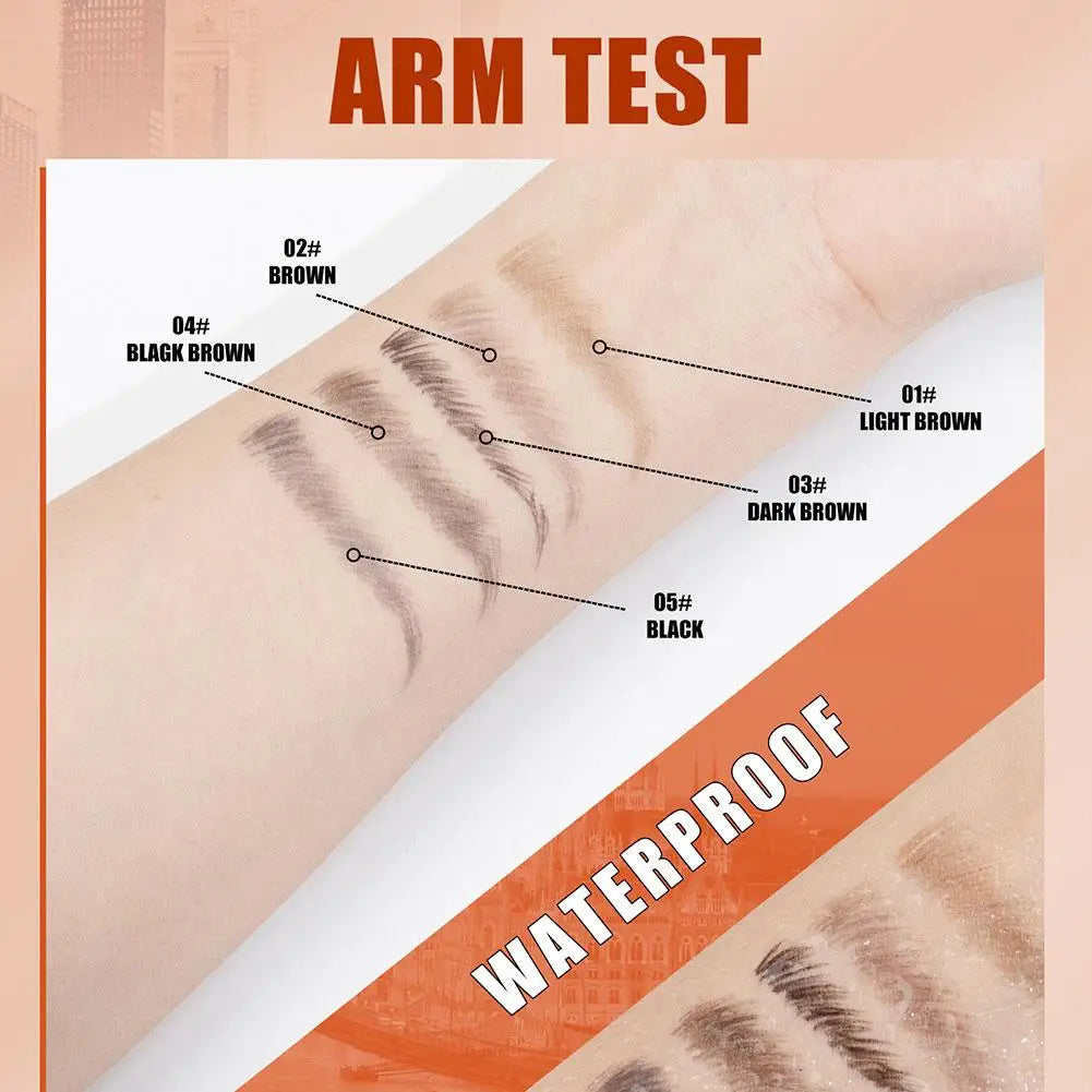 NEW Hair-Like Eyebrow Pencil 4D Micro-Sculpting Dual-Ended Eyebrow Pencil and Eyeliner Long-lasting Liquid Eyebrow Pen Like Real