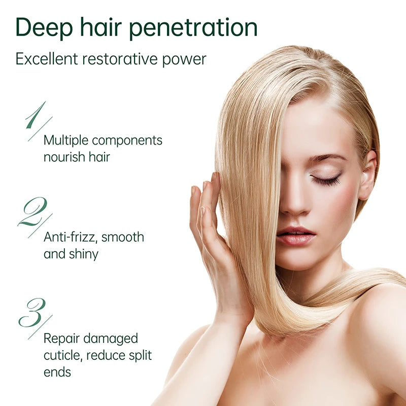PURC Keratin Hair Mask Smoothing Straightening Soft Repair Damaged Frizz Conditioner Hair Teatment Hair Care