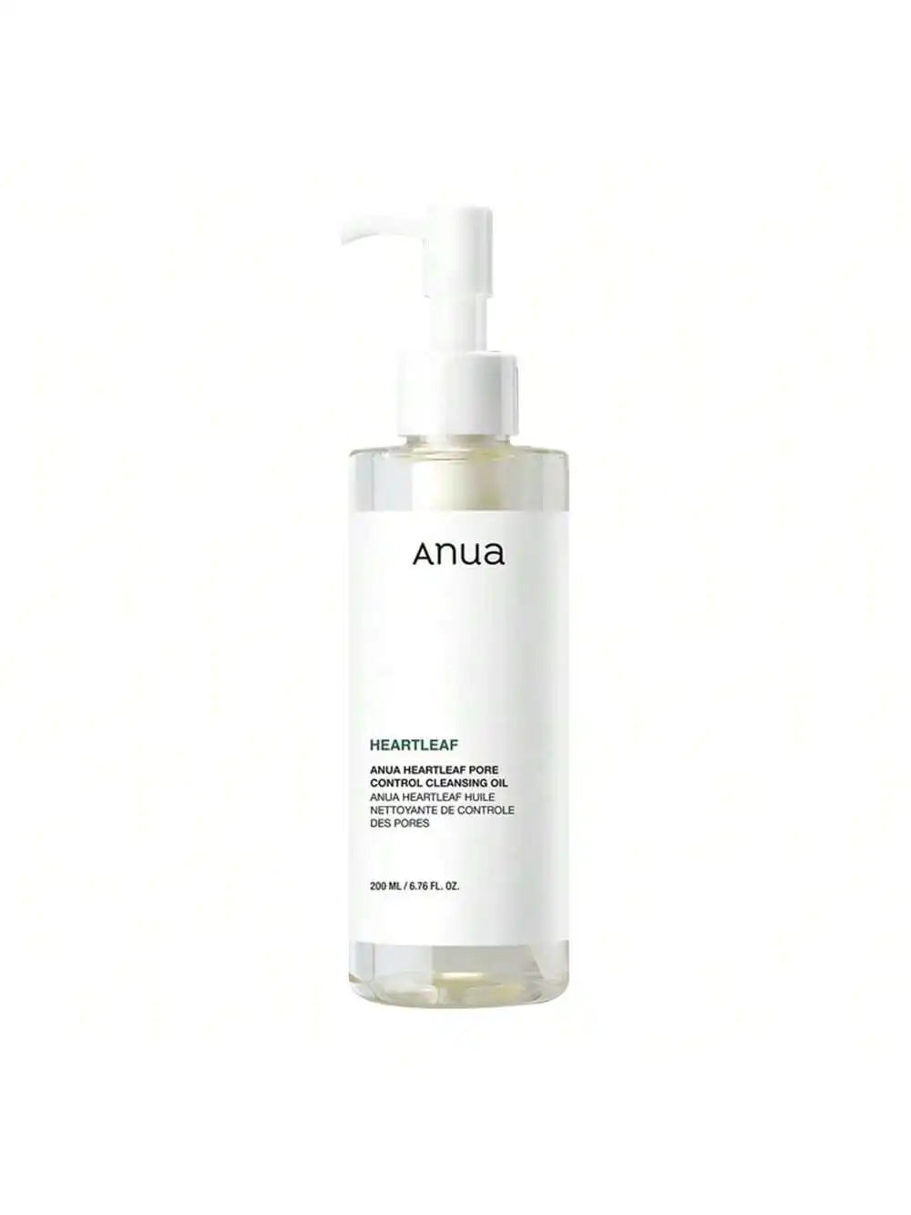 Anua Heartleaf Pore Control Cleansing Oil, Oil Cleanser for Face, Makeup Blackhead Remover, Korean Skin Care 6.76 fl oz(200ml)