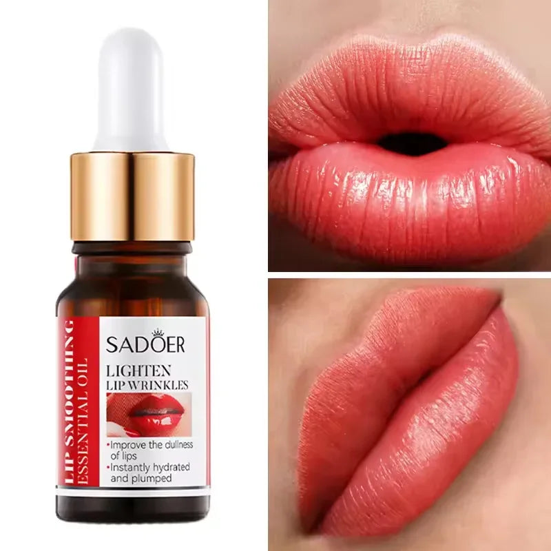 Lip Booster Plumping Serum Oil Hyaluronic Acid Moisturising Sexy Plumping Enhancer Stimulant Free Brightening Lightening Lines
