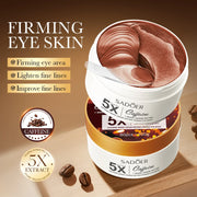 60pcs SADOER Caffeine Eye Mask Anti Dark Circles Firming Moisturizing Wrinkles Anti-aging Hydrating Seaweed Patches