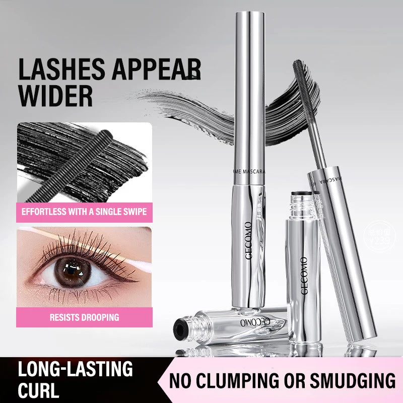 Steel Tube Mascara Long-lasting Curling Mascara Waterproof ＆ Sweat-proof Keep Each Lash Thickening Special Spiral Brush Mascara
