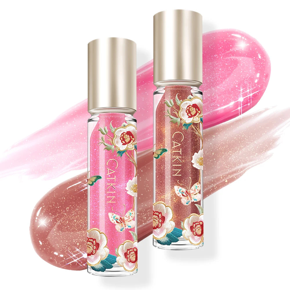CATKIN Lip Essence Lipstick Lip Glaze Mirror Water Gloss Lip Gloss Moisturizing Glass Dudu Lip Lotion Lip Gloss 3.5g