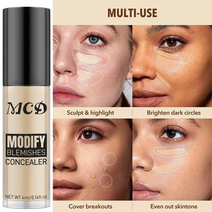 8 colors Liquid Foundation Effective Concealer Waterproof Profession Sweat-resistant Makeup Face Base for Women Cosmetics Oil Co