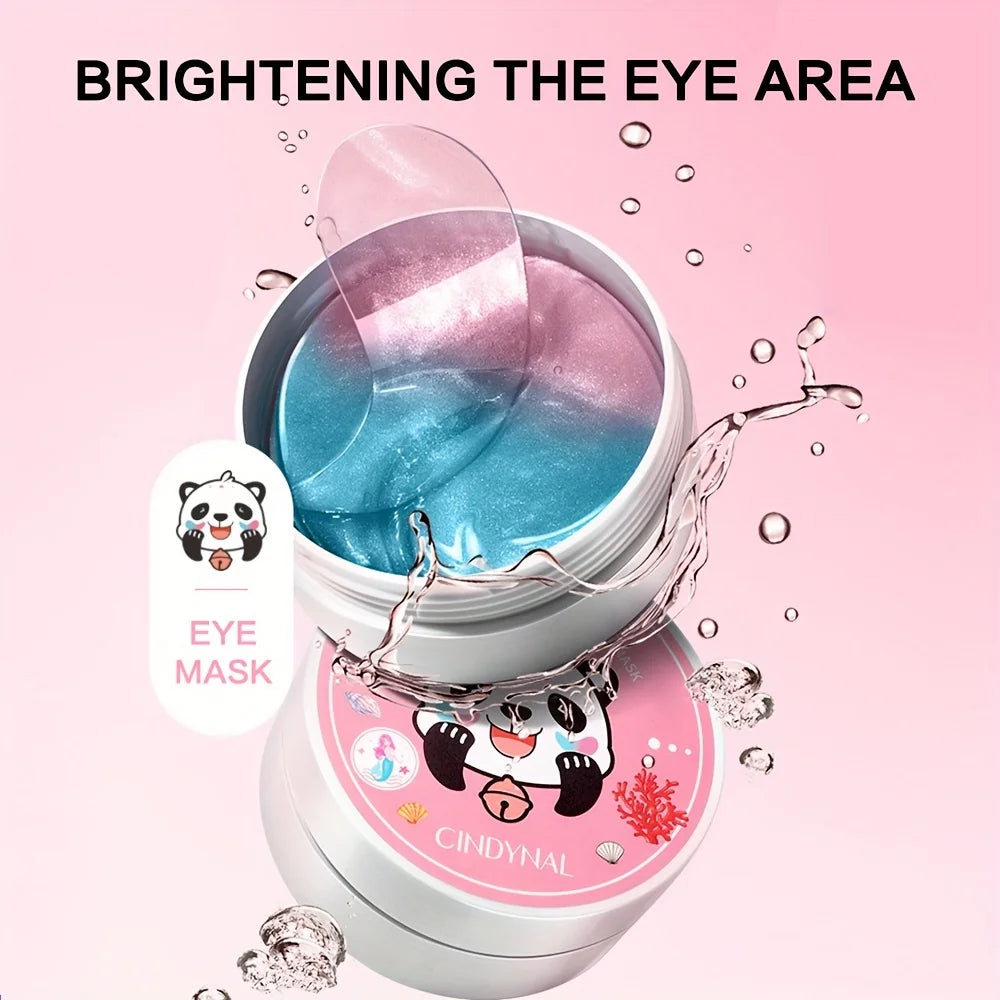60 Pieces (30 Pairs) of Hydrating Eye Masks, Nourishing and Moisturizing the Skin Around the Eyes, Making the Skin Around the Eyes Smooth and Soft, Exquisite Eye Masks, Two-Color Design