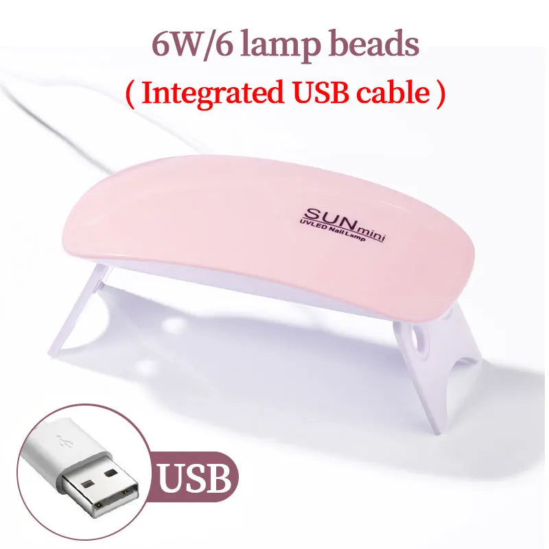 CNHIDS 54W 18 LED Drying Lamp Manicure UV Nail Dryer Curing Gel Nail Polish With USB Smart Timer Sun Light Nail Art Tools