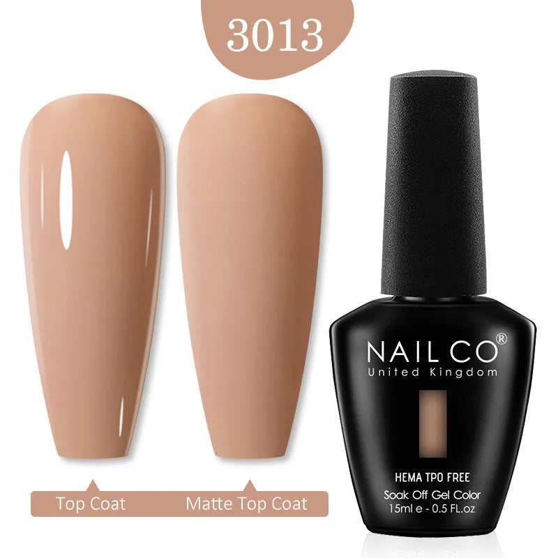 NailCO Pink Colors HEMA FREE Gel Nail Polish Nail Art Vernis Semi Permanent UV Lamp Gel Manicure for Nails Supplies Gel Polish