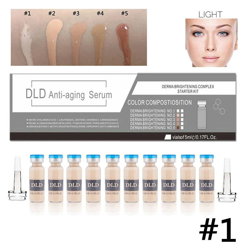 Korea 5ml BB Cream Glow Serum Pigment Starter Kit Niacinamide Foundation Sunscreen Cream Face Makeup Skin Care