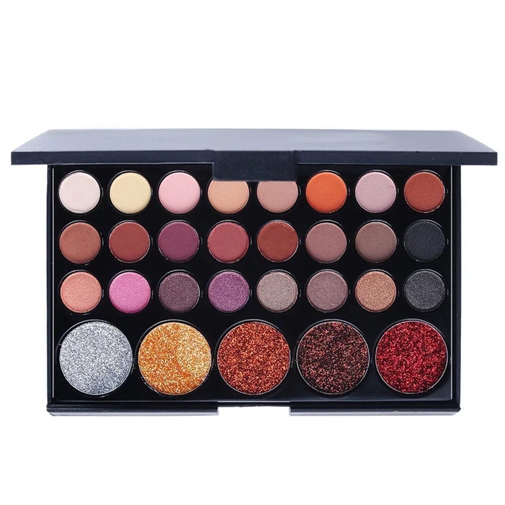 Christmas Makeup Gift Box Foundation Eyeshadow Powder Long Lasting Lip Ink 27 Pieces Birthday Gifts Makeup for Women Full Kit