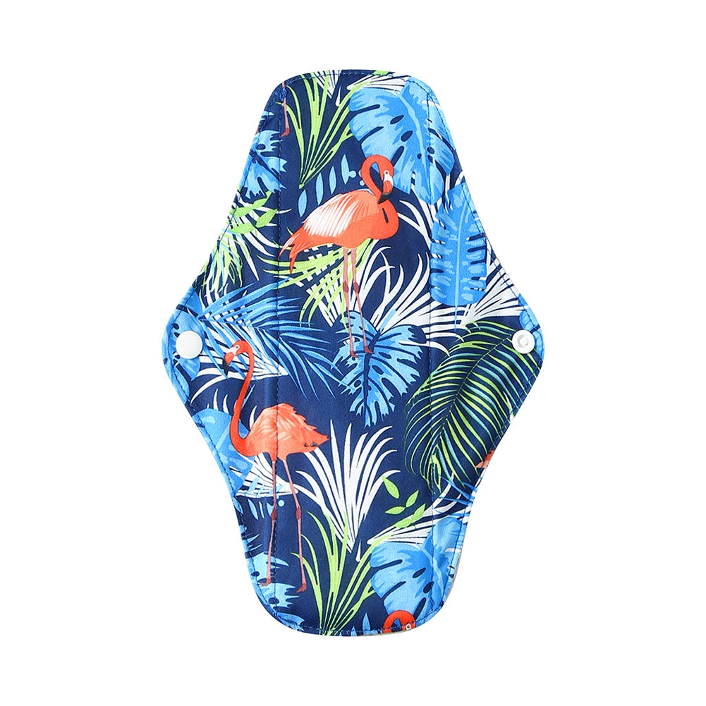 Lady Care Washable Panty Liner Reusable Sanitary Towels Bamboo Charcoal Women's Menstrual Cotton Pads For Monthly Period Relief