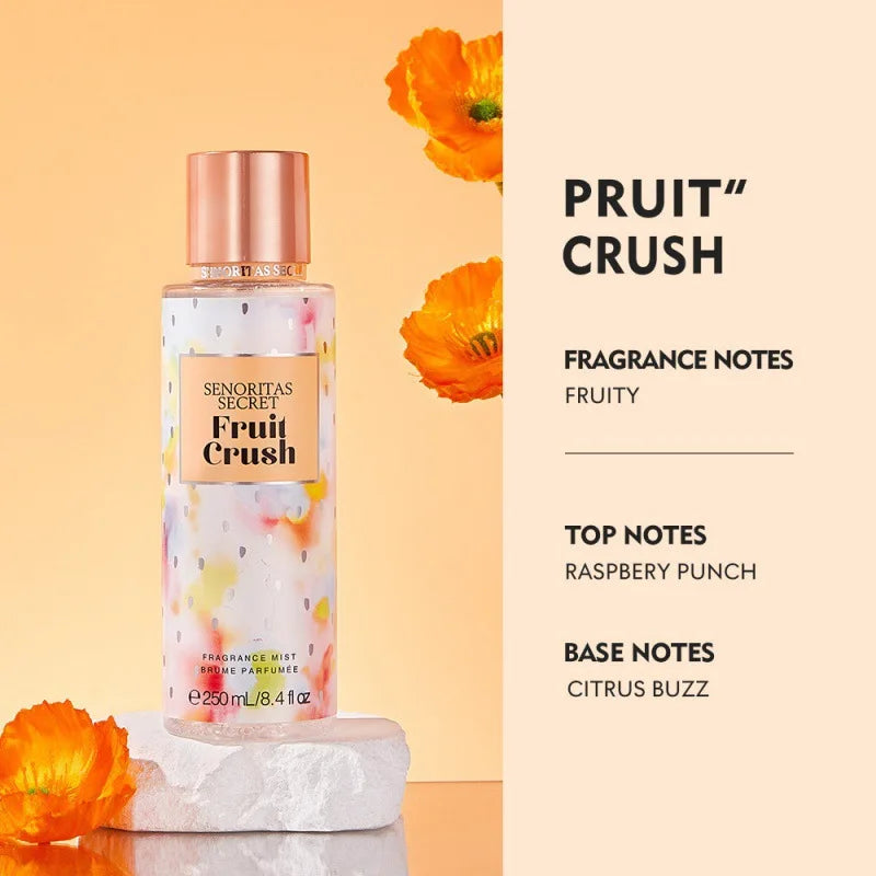 Thai Flower Fruit Perfume Vanilla Fragrance for Women Long-lasting Date Scent Good Girl Parfume Body Spray Floral Mist 250ml