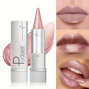 Waterproof and shimmery lipstick, waterproof and sweatproof, long-lasting and smudge-proof, not easy to smudge.