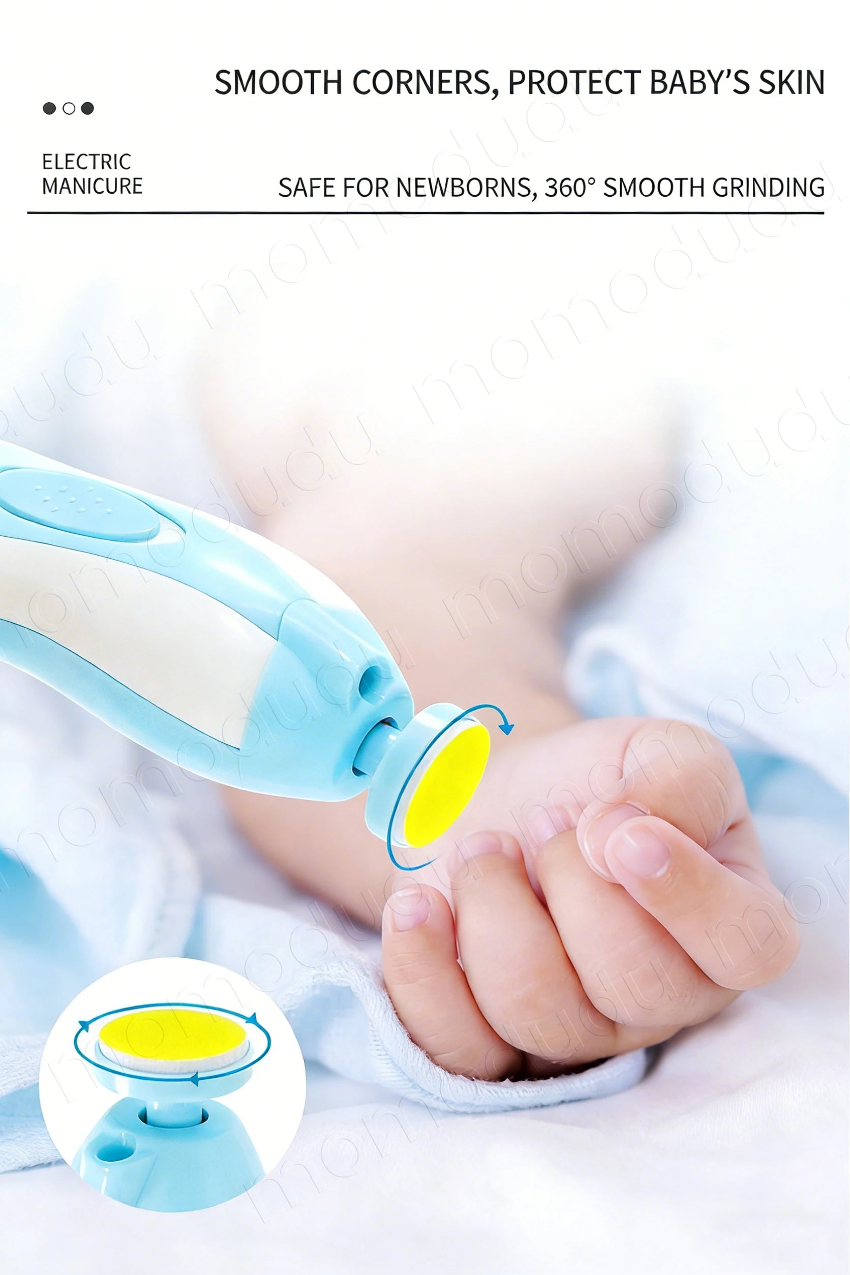 Multifunctional Electric Baby Cutter Trimmer Manicure Tool Set Baby CareNail Trimmer Baby Nail File Clippers Toes Fingernail