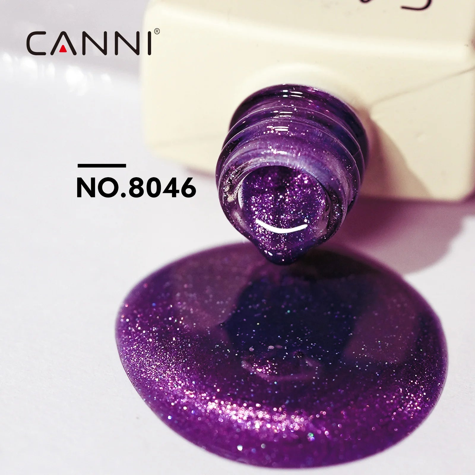 CANNI HEMA FREE TPO FREE 9ml Glitter Silver Cat Magnetic Gel Nail Polish Galaxy Diamond Full Coverage Pigmented Gel for Nail
