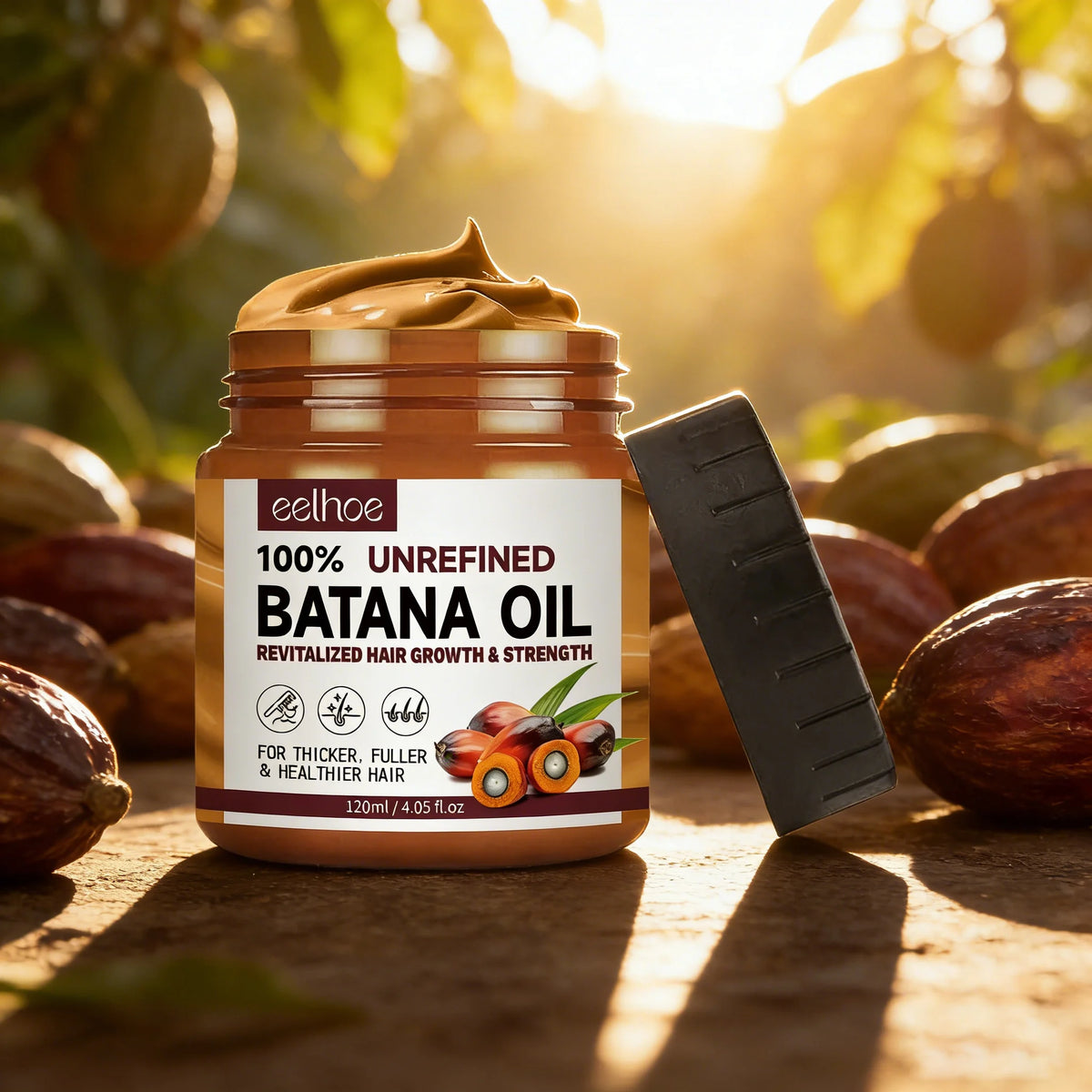 100% Pure Organic Hair Mask Batana Oil Hair Growth Oil Natural Treatment Nourish Reduce Hair Loss Anti-Breakage Hair Products